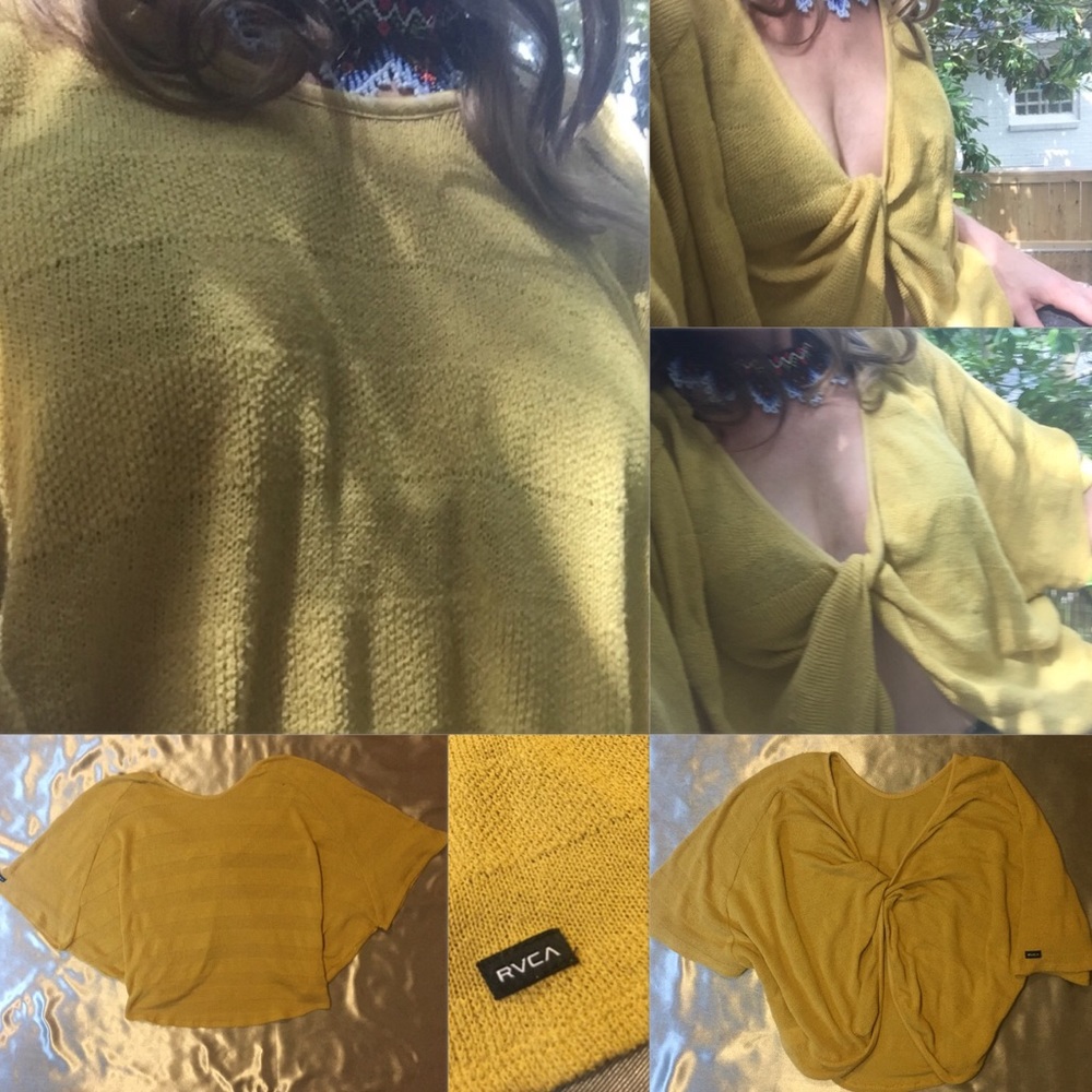 🌞Rare RVCA  Fave Boho Beach Reversible Soft Knit